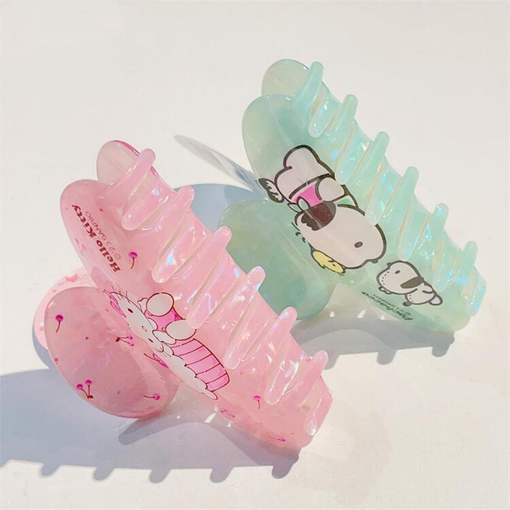 Cute Cartoon Kuromi Mermaid Hair Claw Clip for Girls – Student Hair Clip, Kids Shark Clip, Fashion Hair Accessories Wholesale