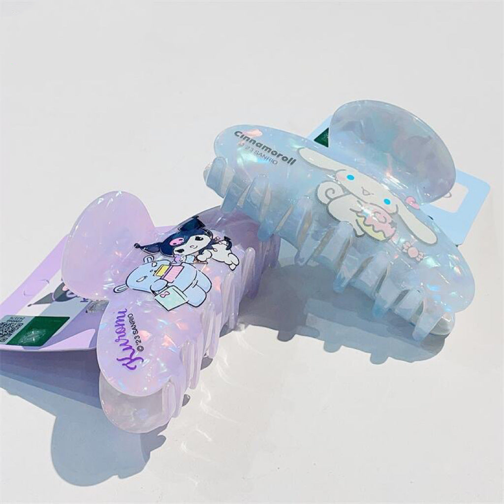 Cute Cartoon Kuromi Mermaid Hair Claw Clip for Girls – Student Hair Clip, Kids Shark Clip, Fashion Hair Accessories Wholesale